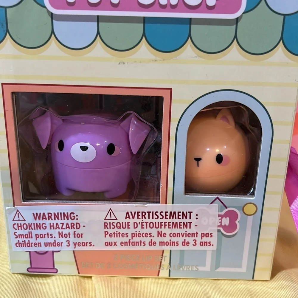 Claire’s club Pet shop lip set NWT